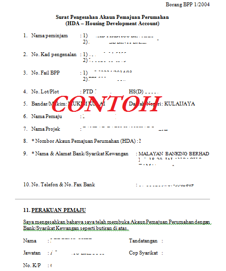 Senarai Semak (Checklist) Dokumen Pinjaman Perumahan ...