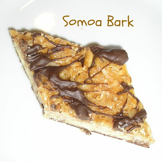 Somoa Bark Recipe, Pinterest