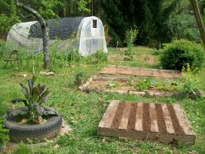 Garden Beds Made of Pallets