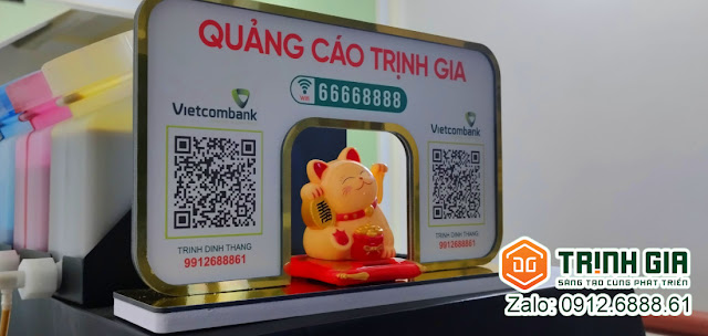 Làm bảng Quét mã QR chuyển khoản ngân hàng tại Triệu Sơn - Thanh Hóa