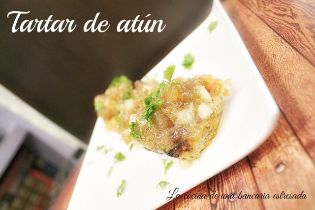 Receta de tartar de atún, receta paso a paso y con fotografías