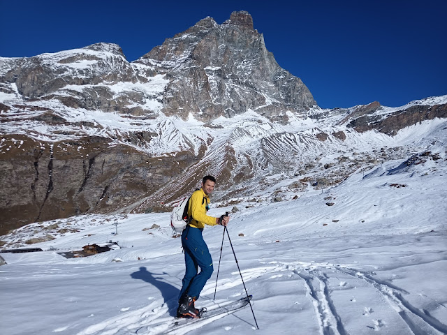 ski de rando à Cervinia (Italie)