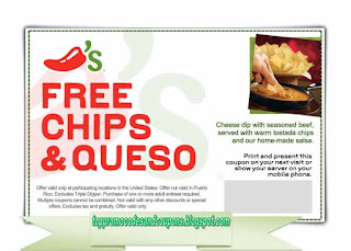 Free Printable Chili's Coupons