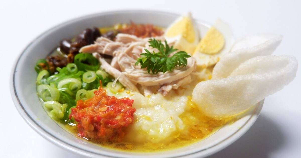  Resep  Bubur  Ayam Kuah Kuning yang Nikmat