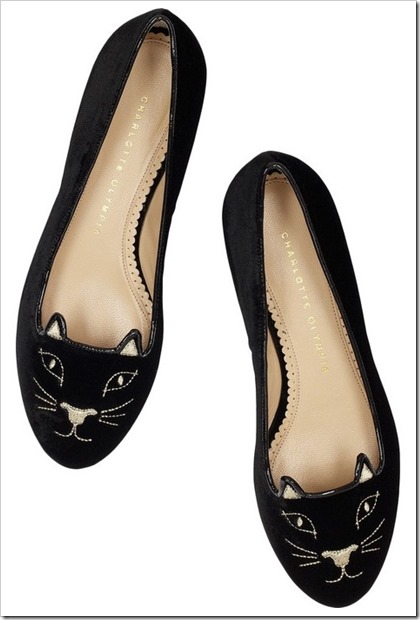 charlotte olympia kitty flats
