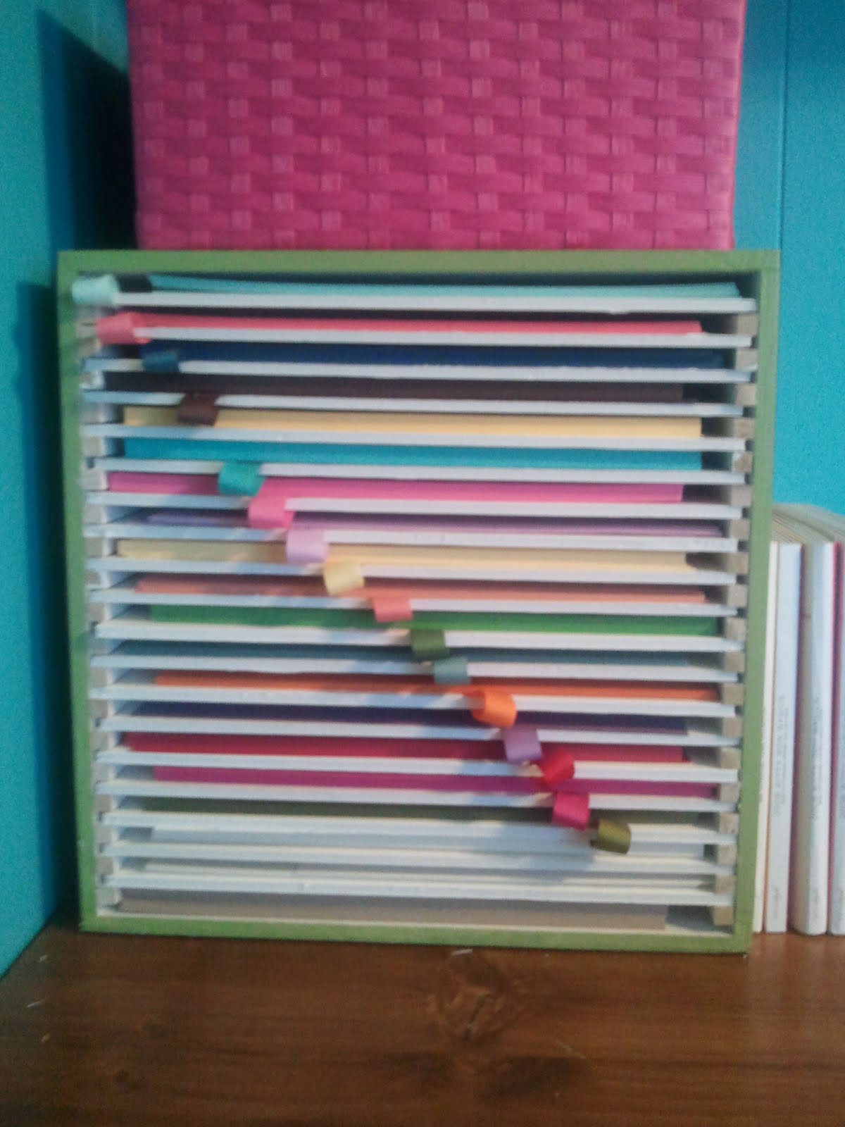 CRAFTY STORAGE: Amy's Awesome Paper Storage Idea!