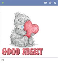 Good Night Emoticon For Facebook