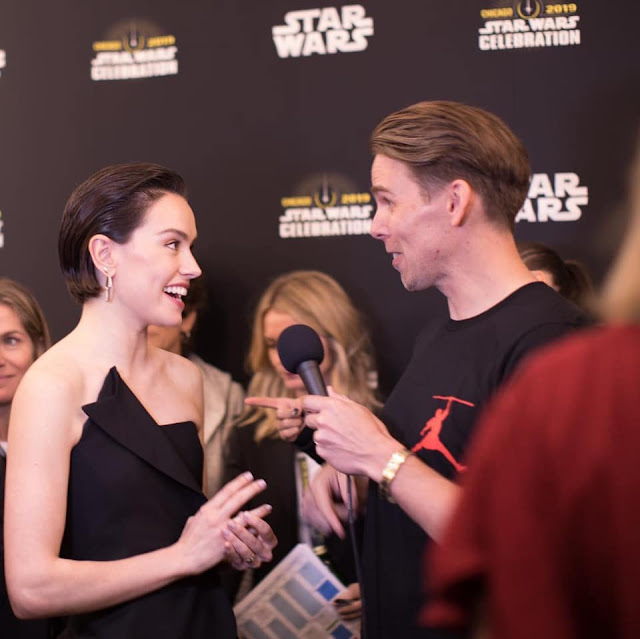 Daisy Ridley Star Wars: The Rise of Skywalker SWCC 2019