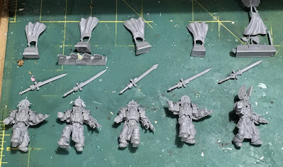 Heresy Era Dark Angels Inner Circle Knights Cenobium WIP