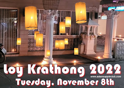 Loy Krathong 2022 Adams Apple Club Chiang Mai