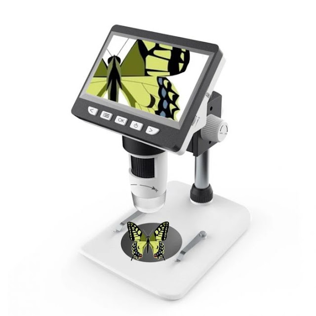 $35.99 / €30.90 for Inskam307 Portable Desktop LCDDigital Microscope with High Brightness 8 LEDs