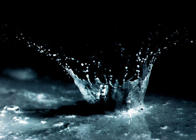 photo of a water splash