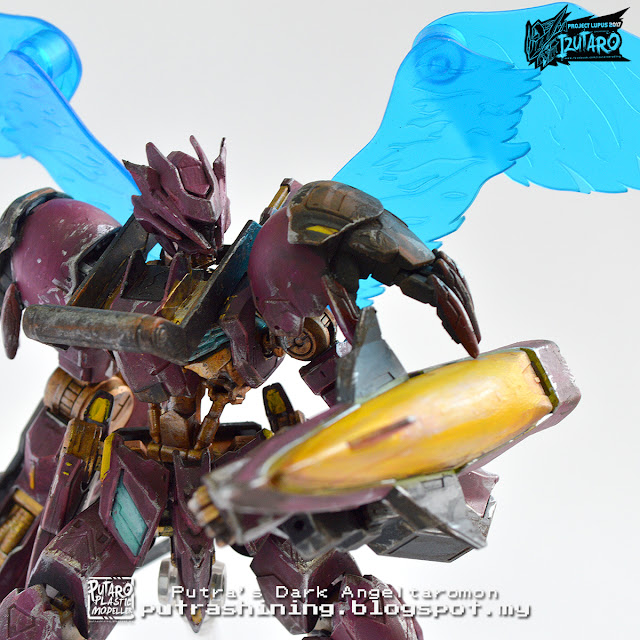 Izutaro Project Lupus 2017: Dark Angeltaromon - HGIBO 1/144 Gundam Barbatos Lupus Rex Custom Paint by Putra Shining