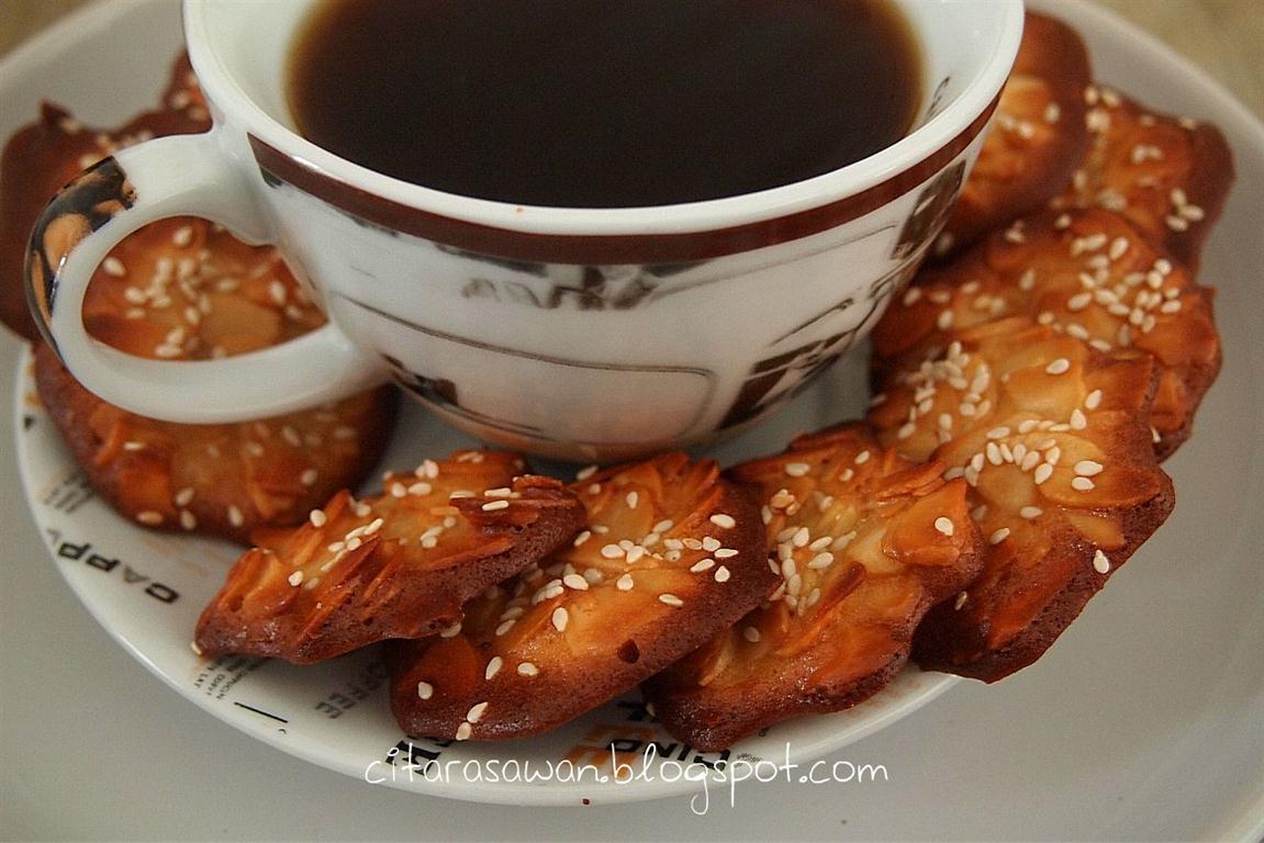 Biskut Badam Ranggup / Crispy Almond Cookies ~ Resepi Terbaik