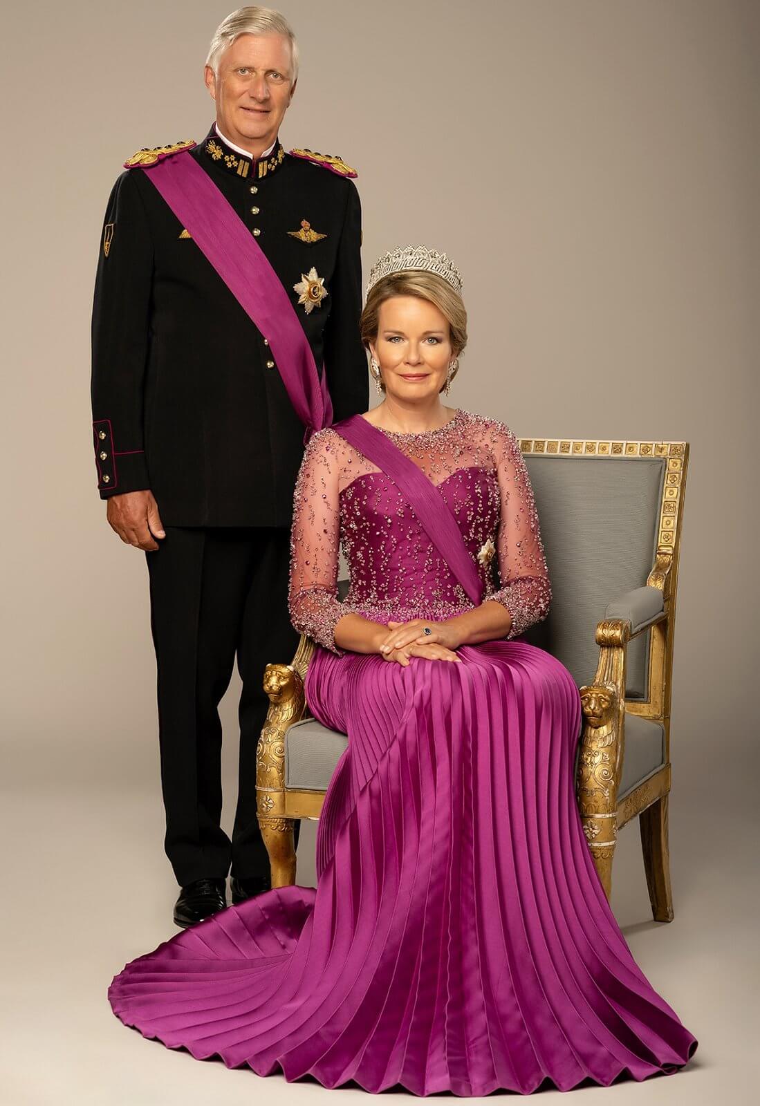 New official photos of Belgium's King and Queen have been released