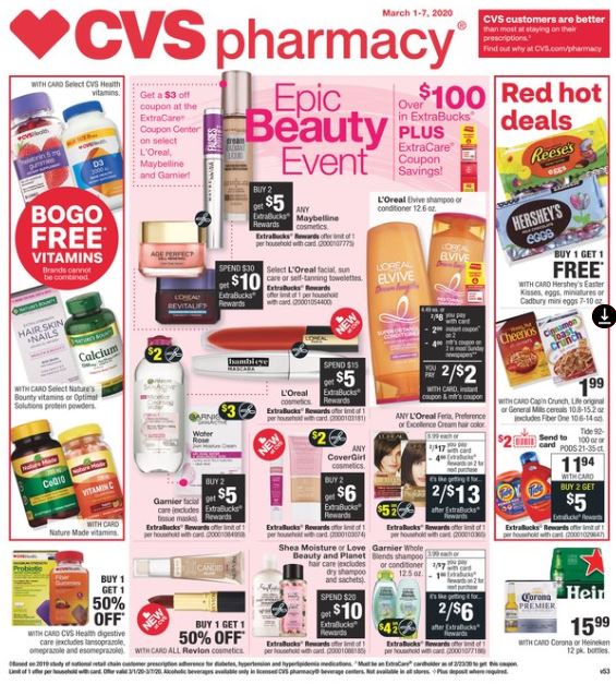 CVS Weekly Ad Preview 3/1-3/7 page-1