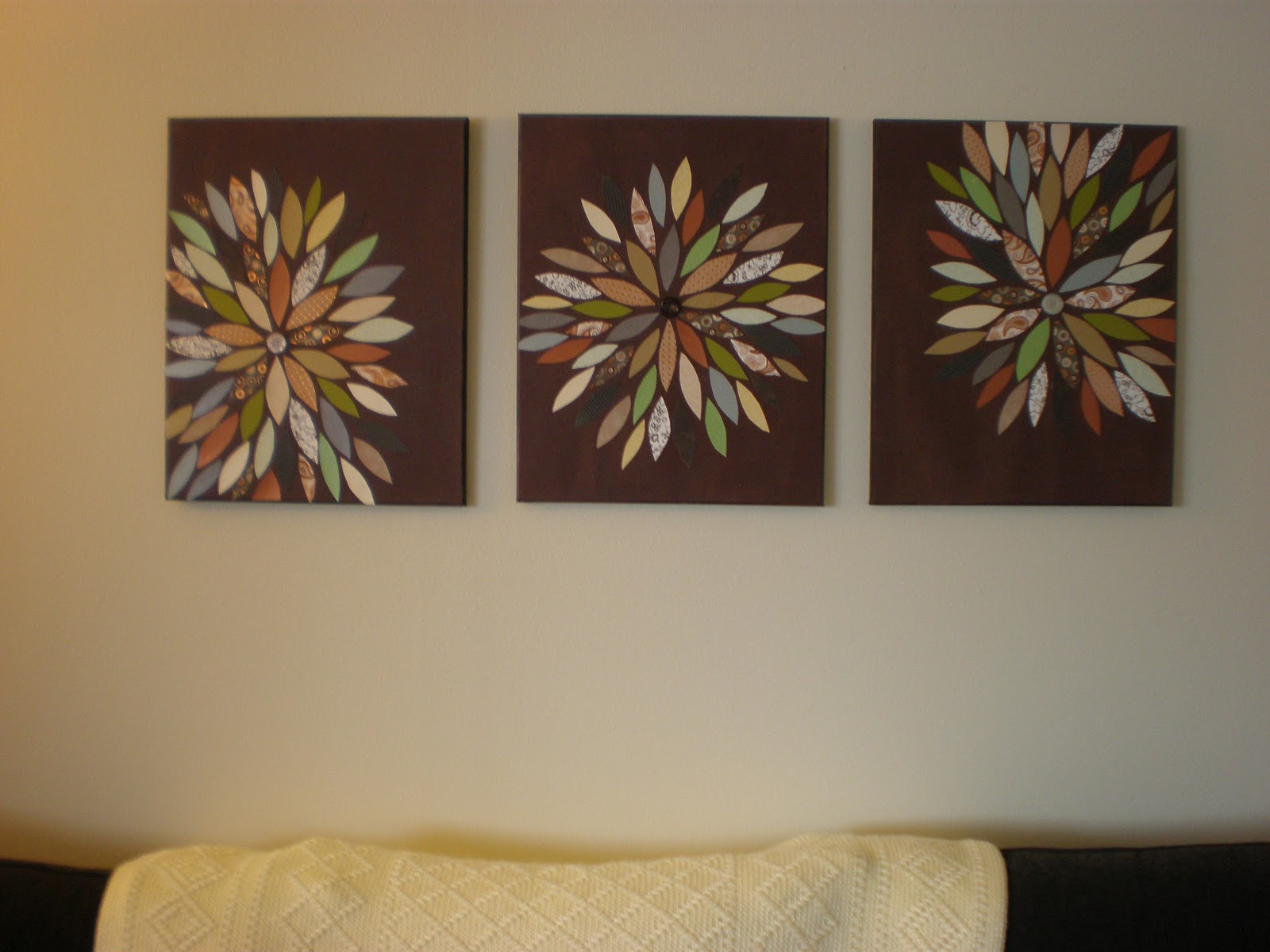 Handmade by HJWilke: DIY (Pinterest Inspired) Wall Art