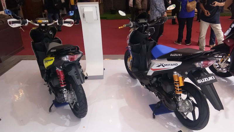 30 Modifikasi Suzuki Nex Ban Besar, Paling Keren!