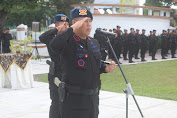  Sambut HUT ke 77, Sat Brimob Polda Jambi Gelar Ziarah Rombongan ke Makam Pahlawan Satria Bhakti.