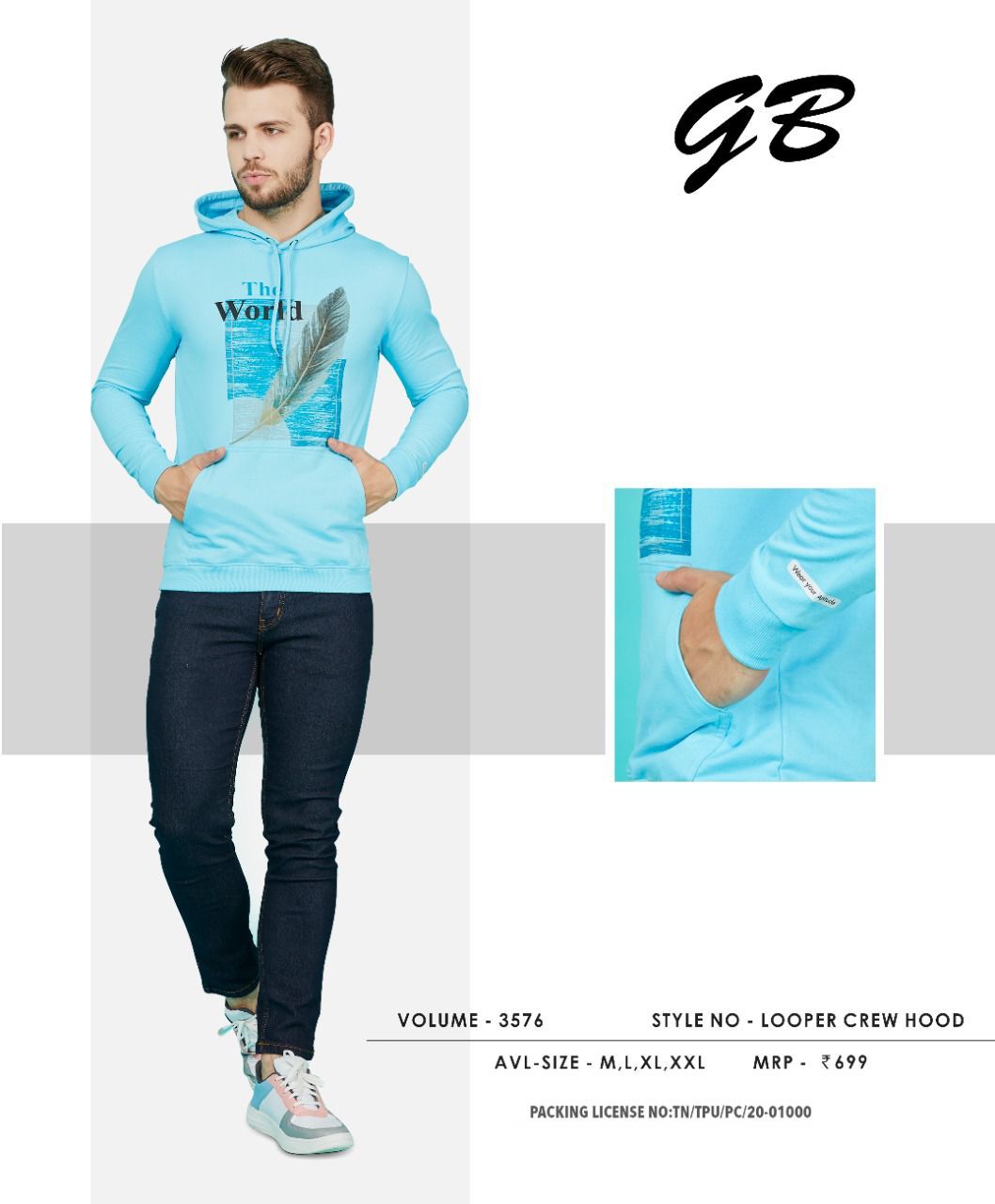 Vol 3576 Full Sleeves Gb Mens Tshirts Manufacturer Wholesaler