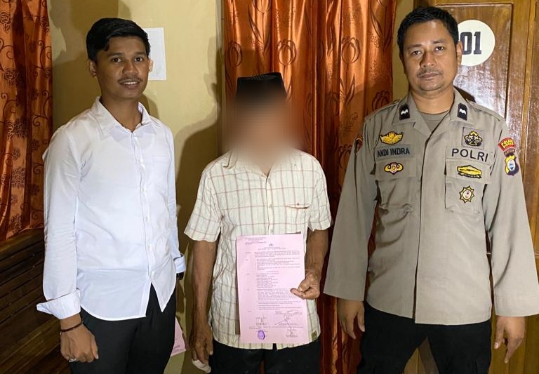 Seorang Kakek Diamankan Polres Sidrap Usai Cangkul Tetangganya Hingga Tewas