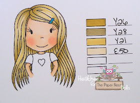 Heather Huggins - The Paper Nest Dolls - Copic Hair Color