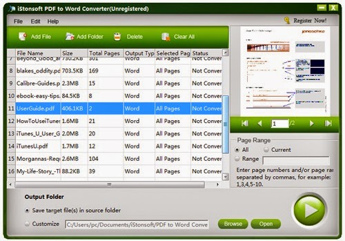 Free PDF to Word Converter iStonsoft PDF to Word Converter 2.6 Free for Limited Time 