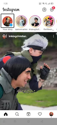 Add music to Instagram story.