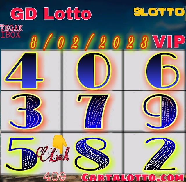 GDL Lotto Carta 4D VIP Chart For Today 