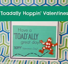 Frog printable valentines at michellepaigeblogs.com