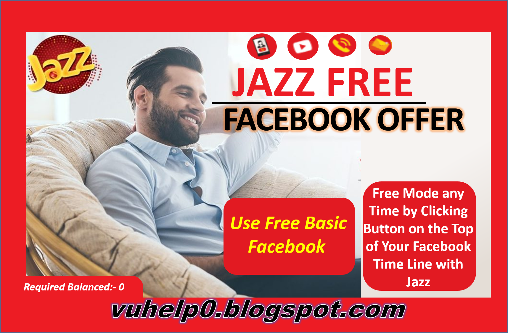 Jazz Free Facebook Offer | Jazz Offer