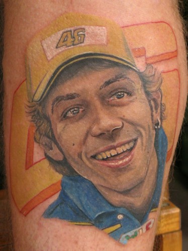 Valentino Rossi on Valentino Rossi Tattoo Pictures   Tattoo Styles For Men And Women