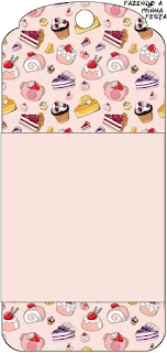 Cupcake Themed Party Free Printable Tags.