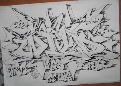 Wildstyle Graffiti Sketches