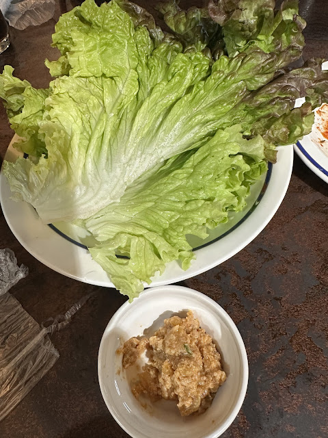李朝園 下連雀店のサンチュ