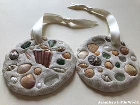 Salt dough shell mosaics
