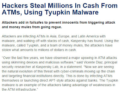 tyupkin malware stolen money cash from atm