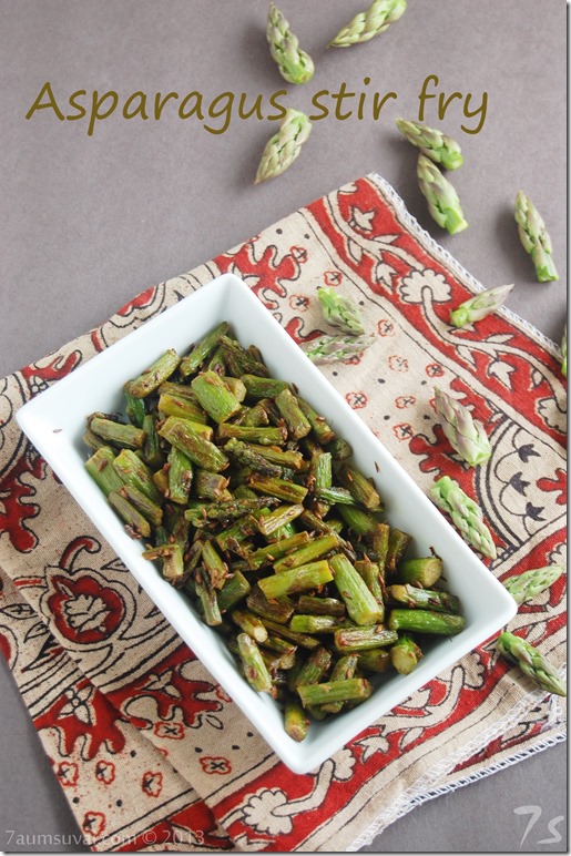 Asparagus stir fry