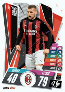 Topps Match Attax 2020-2021 AC Milan Set