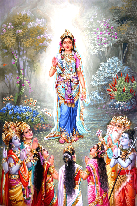 Prayers to the Queen of Goddesses Srimati Radharani