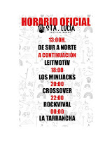 Horarios del Sta. Lucía Festival Rural 2024