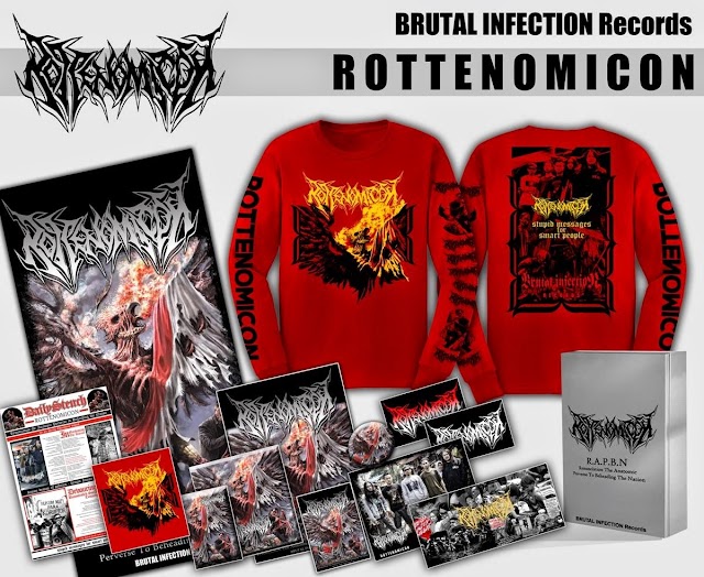 SEGERA !!! Special Pack dari ROTTENOMICON Oleh BRUTAL INFECTION Records yang Menggiurkan !