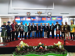Diikuti 7 Negara Delegasi , Sidang Umum ke 20 Konfederasi Wartawan ASEAN Resmi Dibuka 