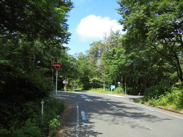 この十字路を左に曲がり種原地区に向かいます