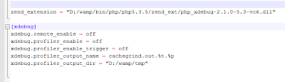 Xdebug在 php.ini 中的配置