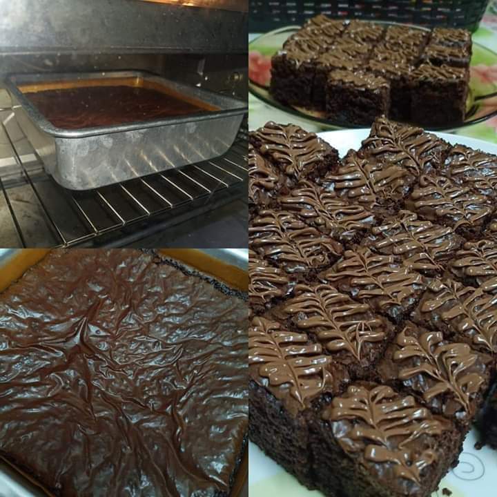 Resepi Brownies Kedut Simple Sukatan Cawan  Sii Nurul  Blogger