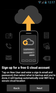 g cloud backup android