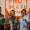 INILAH Aster Kasdam XIV/Hasanuddin Lakukan Dialog Interaktif di RRI Makassar