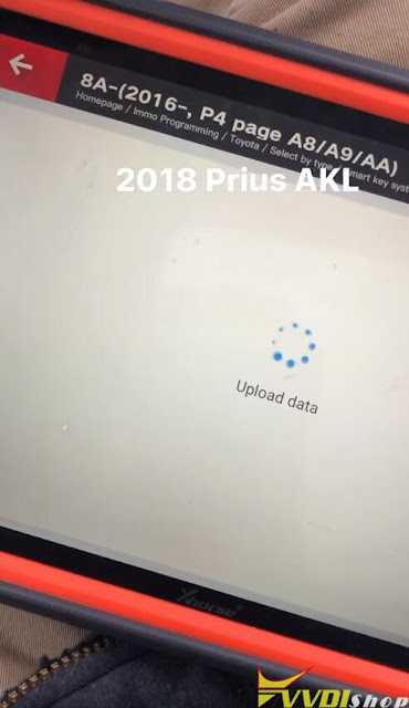 Program 2018 Prius All Keys Lost with VVDI Key Tool Plus 14