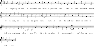 Traditional Folk Music - A MIGHTY FORTRESS IS OUR BRAIN Sheet Music